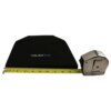 metal tape measuring length of backpack panel