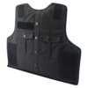 black uniform carrier on white background