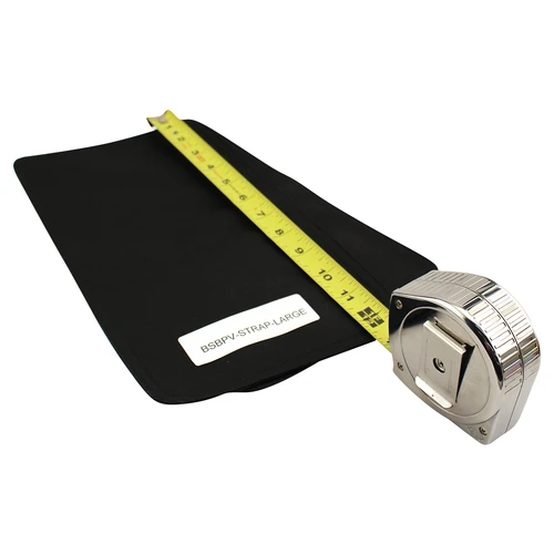 meter roll ruler measuring a side strap