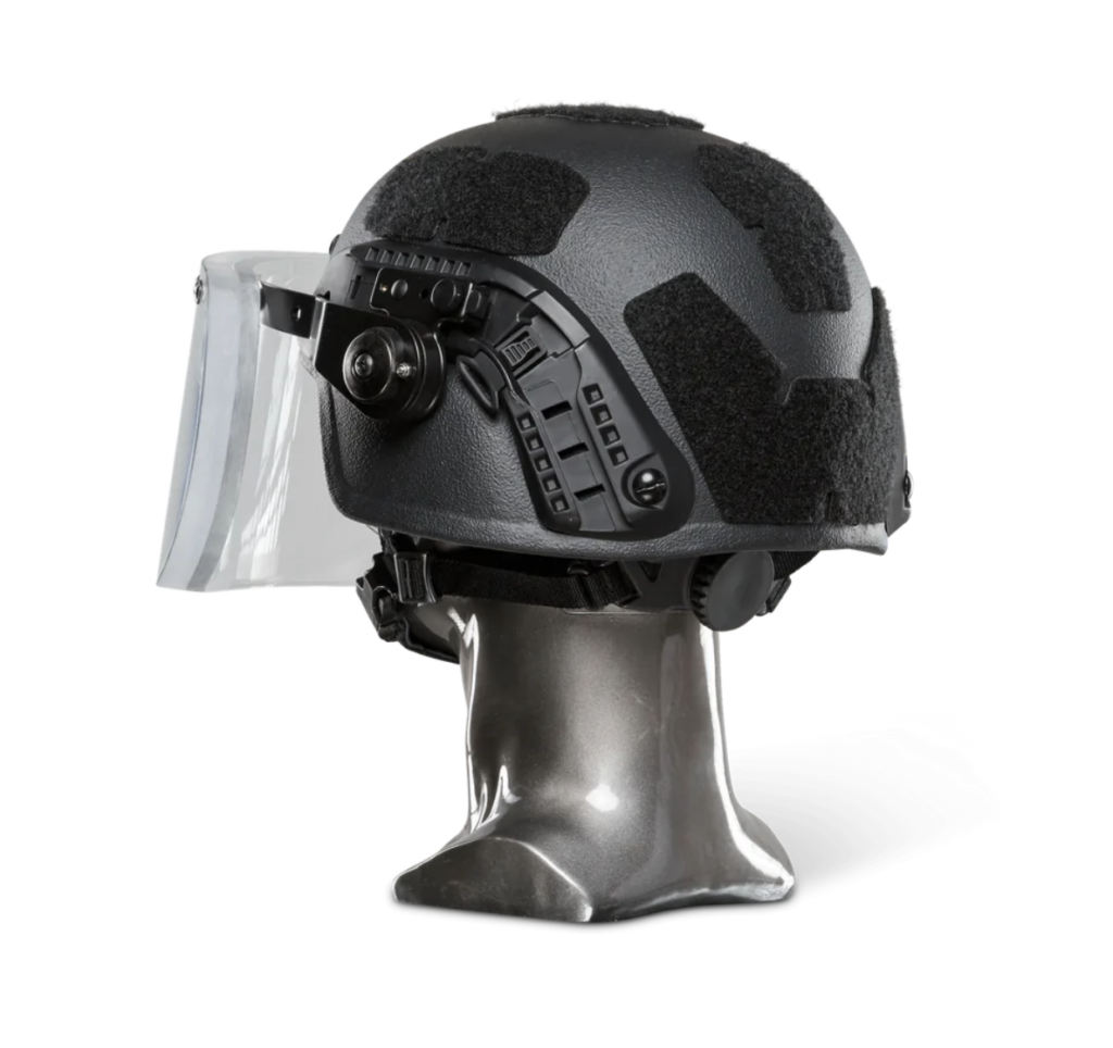 Riot Helmet with Face Shield - Police Helmet with Visor