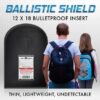 Tuffypacks Swissgear Scansmart Backpack + Level IIIa Bulletproof Armor Plate Package - Image 2