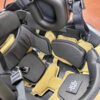 Black NIJ Level IIIA+ FAST Style High Cut Ballistic Helmet inside view