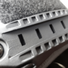 Black NIJ Level IIIA+ FAST Style High Cut Ballistic Helmet close up view