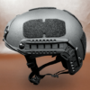 Black NIJ Level IIIA+ FAST Style High Cut Ballistic Helmet side view