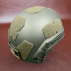Green NIJ Level IIIA+ FAST Style High Cut Ballistic Helmet back side view
