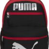 Black and red Bulletproof PUMA Kids' Meridian Backpack front view