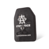 AR-15 & AK-47 Rifle Protection NIJ Level III+ Body Armor Plate with bullet shots side view