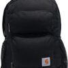 Black Bulletproof Carhartt Legacy Standard Work Backpack front view