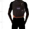 JanSport Bulletproof Backpack size on a person illustration