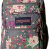 Grey bouquet JanSport Bulletproof Backpack front view