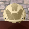 Khaki NIJ Level IIIA+ MICH/ACH Ballistic Helmet back view