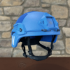 Blue NIJ Level IIIA+ MICH/ACH Ballistic Helmet front view