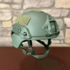 Green NIJ Level IIIA+ MICH/ACH Ballistic Helmet side view