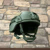 Green NIJ Level IIIA+ MICH/ACH Ballistic Helmet side view