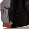 Grey letterman poly JanSport Bulletproof Backpack back view