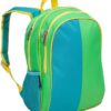 Children's Bulletproof Backpack for School with blue and green two tone pattern