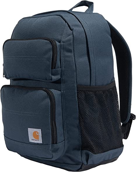 Navy blue Bulletproof Carhartt Legacy Standard Work Backpack side view