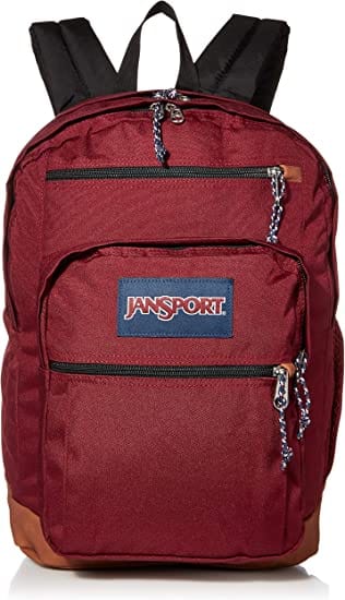 Russet red JanSport Bulletproof Backpack front view