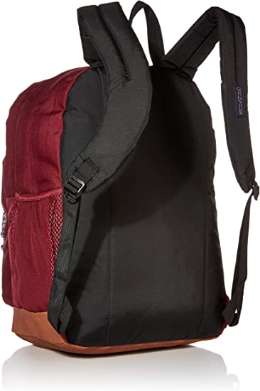 Russet red JanSport Bulletproof Backpack back view