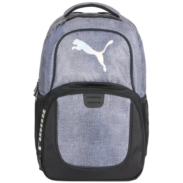Silver Bulletproof Puma Challenger Backpack front view