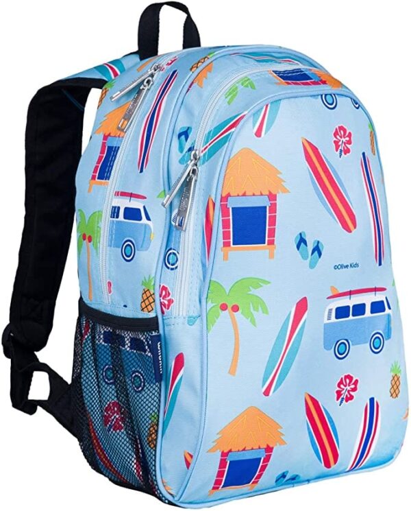 Children's Bulletproof Backpack for School with surg shack pattern