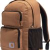 Khaki Bulletproof Carhartt Legacy Standard Work Backpack side view