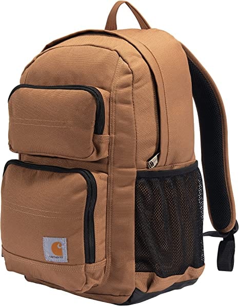 Khaki Bulletproof Carhartt Legacy Standard Work Backpack side view