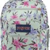 Vintage irises JanSport Bulletproof Backpack front view