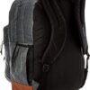 Black & White Herringbone JanSport Bulletproof Backpack back view