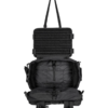 Black Hondo Patrol Bag + Level IIIA Bullet Resistant Armor Panel Insert 11" x 14" inside compartment view