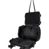 Black Hondo Patrol Bag + Level IIIA Bullet Resistant Armor Panel Insert 11" x 14" inside compartment side view