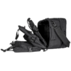 Black Hondo Patrol Bag + Level IIIA Bullet Resistant Armor Panel Insert 11" x 14" inside compartment side view