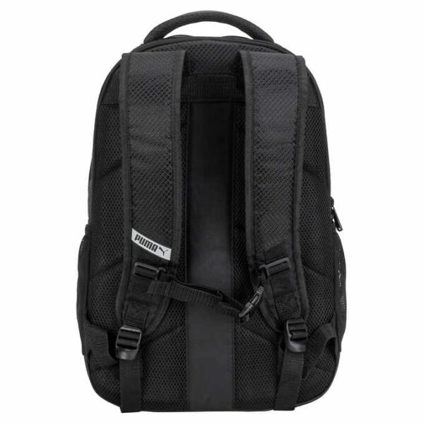 Black Bulletproof Puma Challenger Backpack back view
