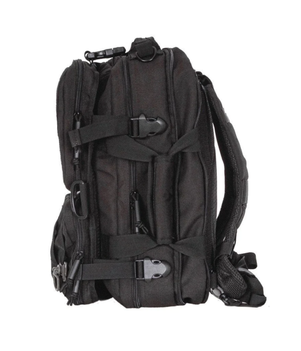 Black Amazing storage with a compact design Ultimate Patrol Bag side view