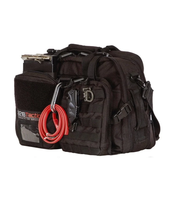 Black Amazing storage with a compact design Ultimate Patrol Bag side view