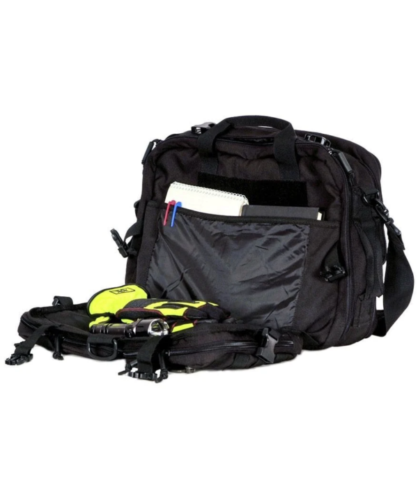 Black Amazing storage with a compact design Ultimate Patrol Bag inside compartment view