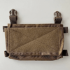 Khaki Modular Front Panel for QRF Plate Carrier velcro side