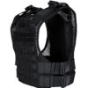Black 100% breathable Fast-adjustable Phantom Plate Carrier Vest side view