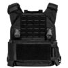 Black QRF Low Visibility Minimalist Plate Carrier with Armor Plates front view