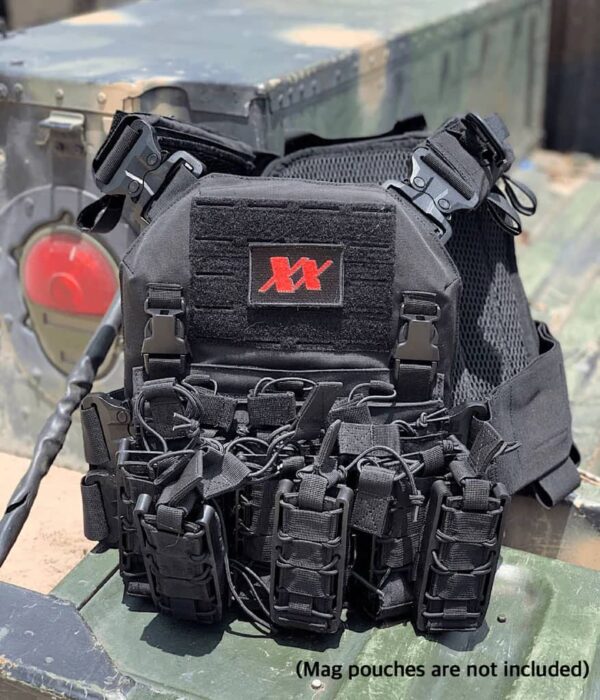 Black Real World Tactical Special Edition Shadow Plate Carrier front view