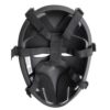 Black NIJ Level IIIA+ Full Face Bulletproof Mask inside view