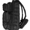 Black Armored Backpack Tactical Assault Bag + Level IIIA Armor Panel side view