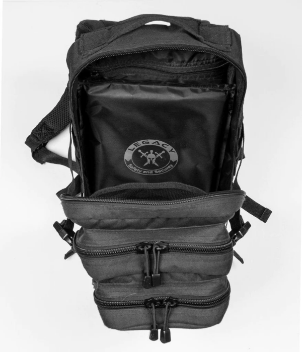 Black Level IIIA Armor Panel inside an Armored Backpack Tactical Assault Bag