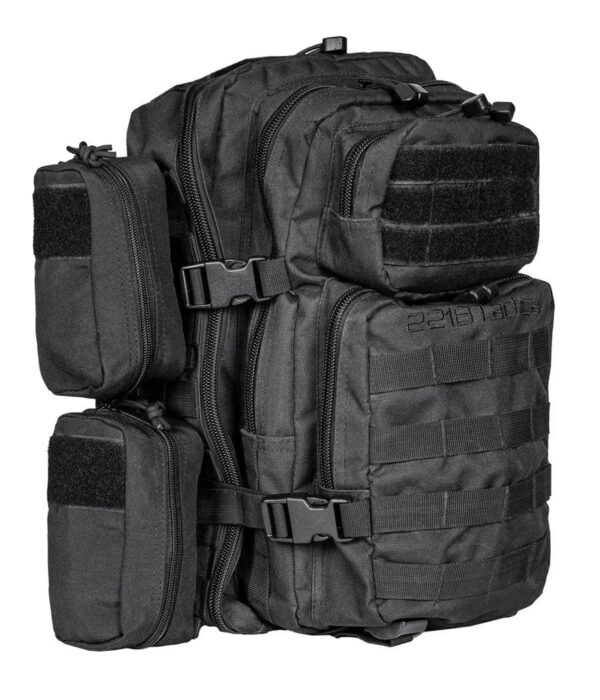 Black Ultimate Assault Pack front view