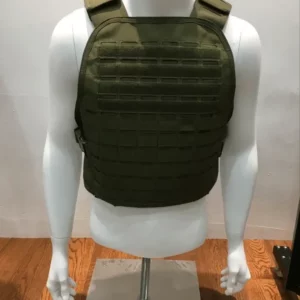 Green Light Weight Carrier Rig Speed Vest front view on a mannequin