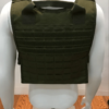 Green Light Weight Carrier Rig Speed Vest back view on a mannequin