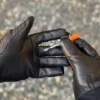 Demo injection of man wearing black Needle Resistant and Touch Screen Capable Hero Gloves 2.0 SL
