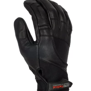 Black Needle Resistant and Touch Screen Capable Hero Gloves 2.0 SL side view on a hand mannequin