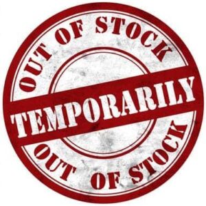 out of stock temporarily logo