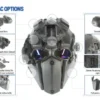 Devtac Ronin Full Face Ballistic Helmet NIJ Level IIIA HUD Available - Image 11